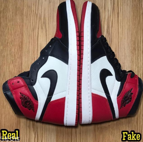 aj1黑紅腳趾真假對(duì)比 輕松鑒定aj1黑紅腳趾 aj1黑紅腳趾真假對(duì)比 輕松鑒定aj1黑紅腳趾