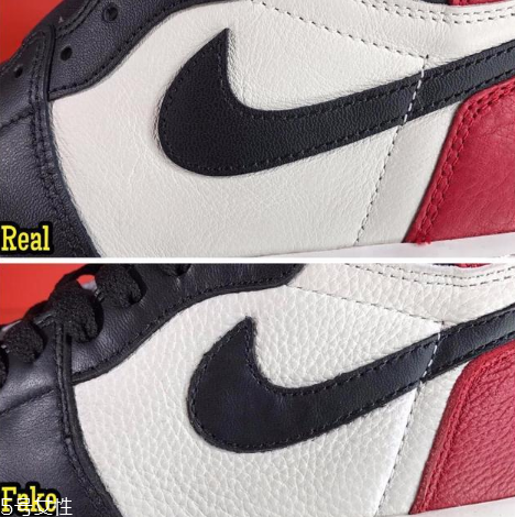 aj1黑紅腳趾真假對(duì)比 輕松鑒定aj1黑紅腳趾 aj1黑紅腳趾真假對(duì)比 輕松鑒定aj1黑紅腳趾