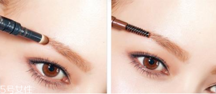 塑形眉膠怎么用？修眉后直接勾畫眉形