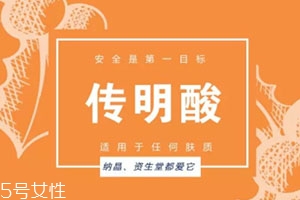 傳明酸白天能用嗎？