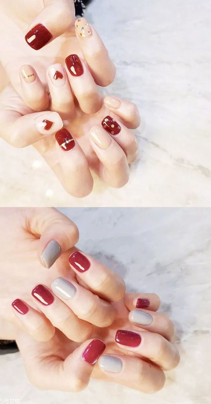 美甲圖片紅色款式2018 紅色美甲款式推薦 美甲圖片紅色款式2018 紅色美甲款式推薦