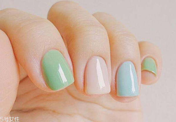 少女心美甲圖片韓式2018 純色美甲跳色款式搭配圖 少女心美甲圖片韓式2018 純色美甲跳色款式搭配圖