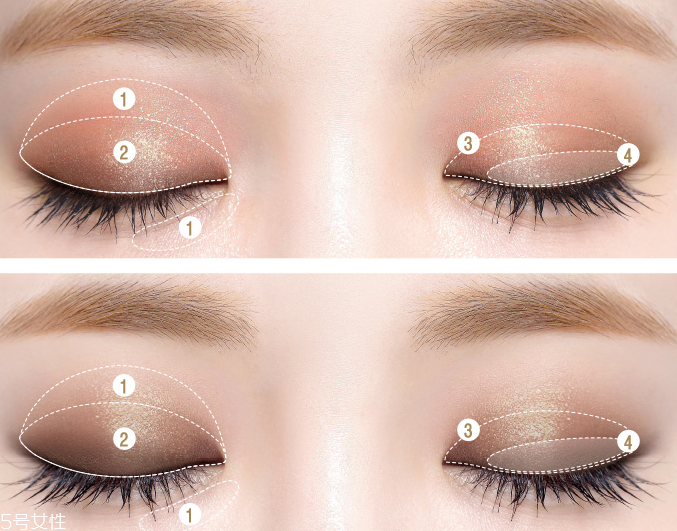 新手眼妝的畫法步驟圖 4種色系眼妝看了就會(huì)