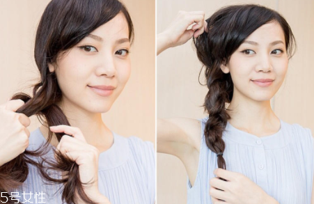 蓬松麻花辮的扎法圖解 三步打造自然不刻意麻花辮 蓬松麻花辮的扎法圖解 三步打造自然不刻意麻花辮