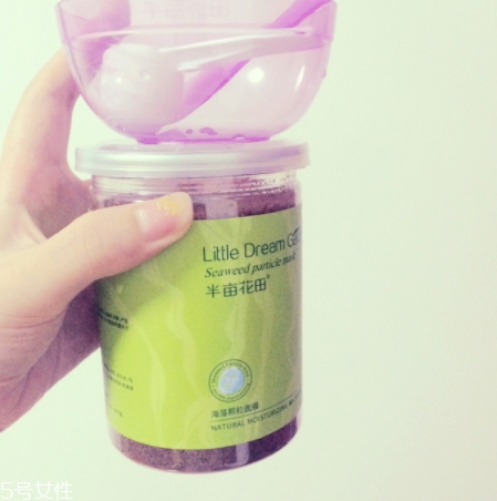 半畝花田海藻面膜怎么用？