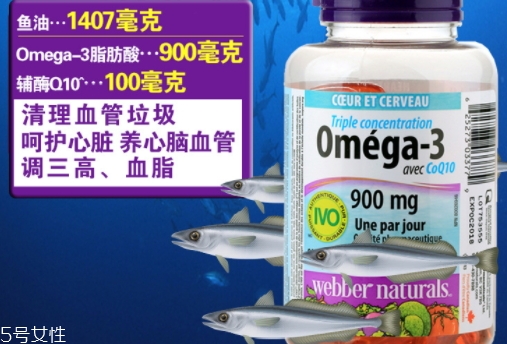 webber naturals魚油怎么吃？3倍濃縮深海魚油