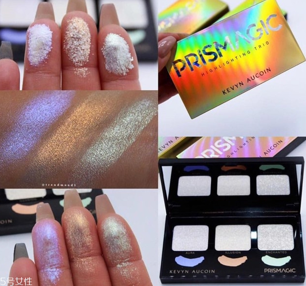 kevyn aucoin新品2018三色高光盤試色 全臉可用很實惠 kevyn aucoin新品2018三色高光盤試色 全臉可用很實惠