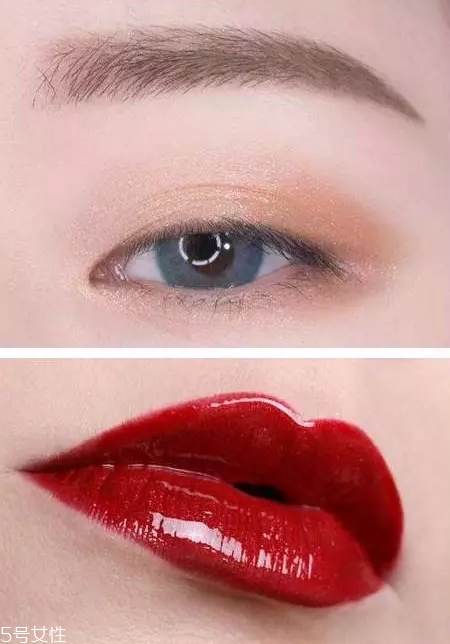 棕色眼影配什么口紅？任何唇色都可以