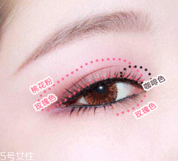 桃花妝用什么眼影好？3重色彩打造迷人眼妝