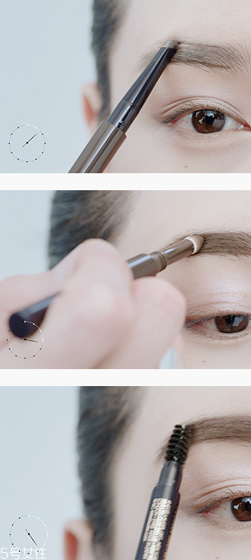 雅詩(shī)蘭黛三合一眉筆怎么用？眉筆眉粉眉刷三步走