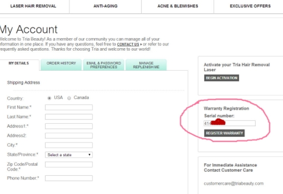 tria激光美容儀怎么激活？