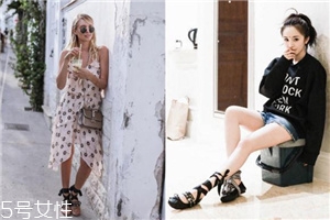 綁帶鞋怎么搭配？秒變街拍女神