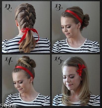 韓國發(fā)帶怎么帶好看 韓國發(fā)帶的系法圖解 韓國發(fā)帶怎么帶好看 韓國發(fā)帶的系法圖解