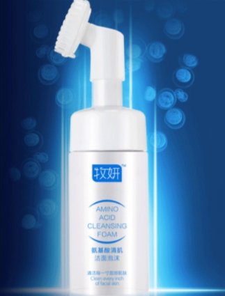 牧妍氨基酸洗面奶怎么用？自帶刷頭的洗面奶