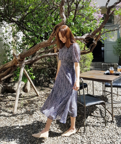 雪紡連衣裙配什么鞋子？雪紡連衣裙搭配鞋子圖片