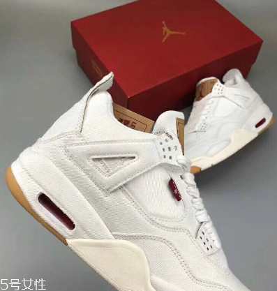 levis與air jordan 4聯(lián)名白色版發(fā)售時間_實物曝光