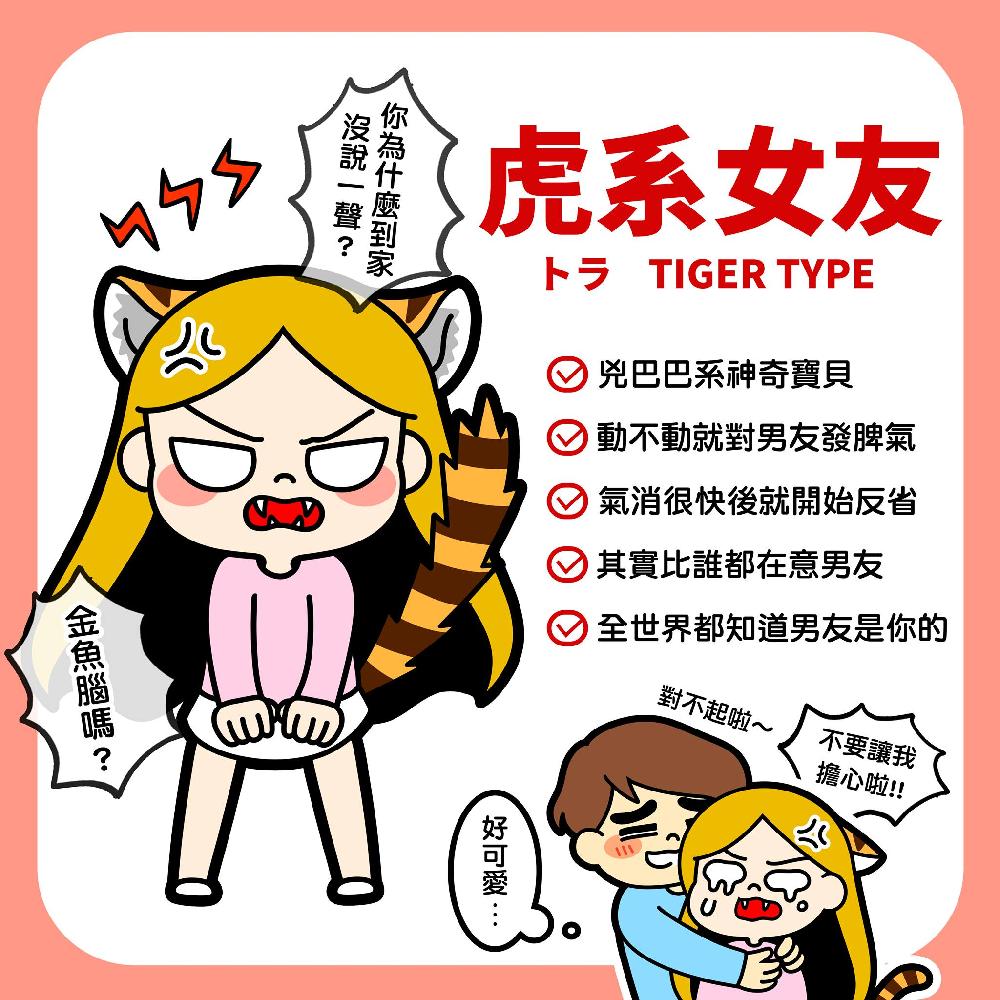 十二大動物系女友分類特征各不同 十二大動物系女友分類特征各不同