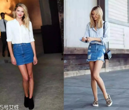 牛仔半身裙怎么搭配？牛仔半身裙搭配技巧