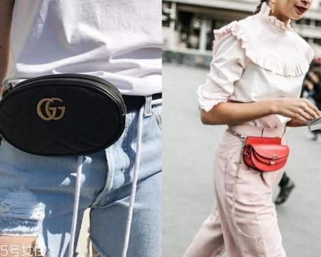 腰包怎么背更時尚？腰包時尚背法圖片