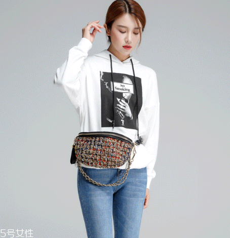 腰包怎么背更時尚？腰包時尚背法圖片