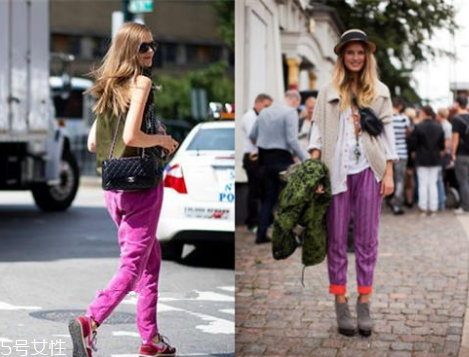 紫色服裝怎么搭配好看？紫色服裝穿搭技巧