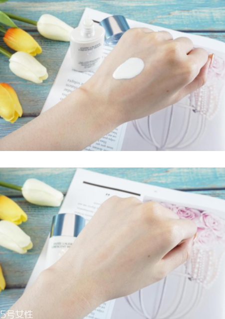 雅詩蘭黛晶透沁白防曬搖搖乳成膜快嗎？適合油痘皮嗎？