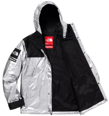 supreme聯(lián)名tnf銀色沖鋒衣多少錢？