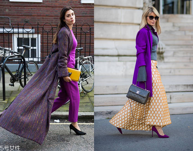 電光紫衣服好看嗎 電光紫衣服搭配圖片 電光紫衣服好看嗎 電光紫衣服搭配圖片