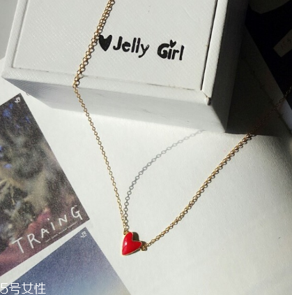jelly girl愛心琺瑯項鏈多少錢_在哪買？
