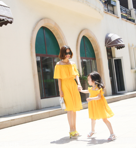 夏天母女裝怎么搭配？夏季母女裝搭配圖片
