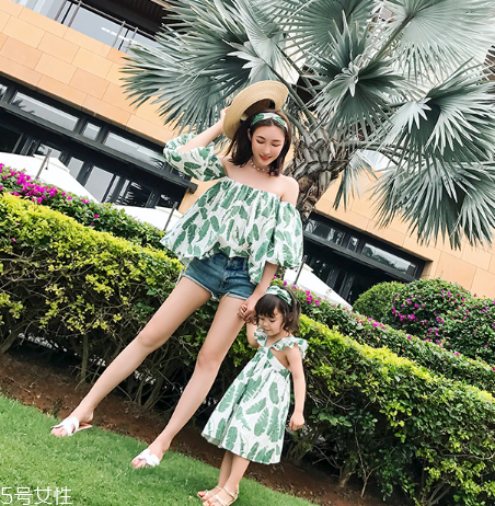 夏天母女裝怎么搭配？夏季母女裝搭配圖片