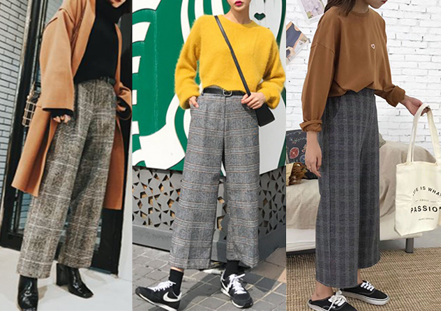 女生格紋穿搭圖片 格紋衣服搭配圖片 女生格紋穿搭圖片 格紋衣服搭配圖片