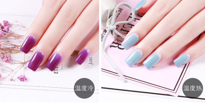 溫變美甲圖片 2018溫變顯白美甲新款式 溫變美甲圖片 2018溫變顯白美甲新款式