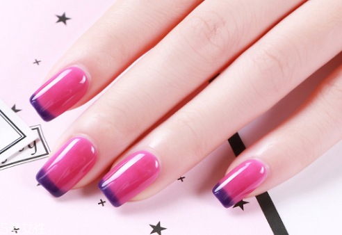 溫變美甲圖片 2018溫變顯白美甲新款式 溫變美甲圖片 2018溫變顯白美甲新款式