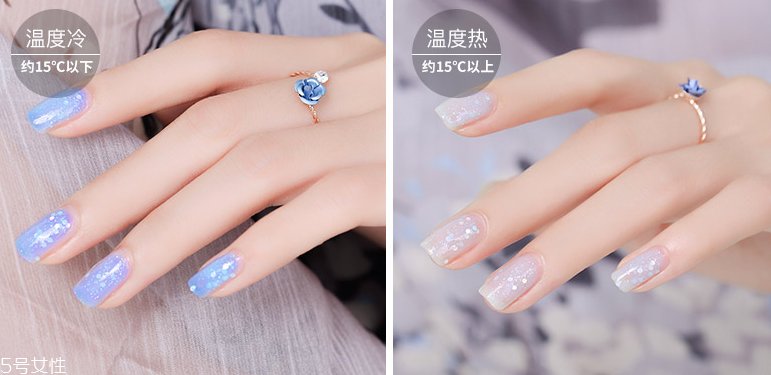 溫變美甲圖片 2018溫變顯白美甲新款式 溫變美甲圖片 2018溫變顯白美甲新款式