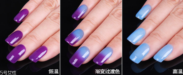 溫變美甲圖片 2018溫變顯白美甲新款式 溫變美甲圖片 2018溫變顯白美甲新款式