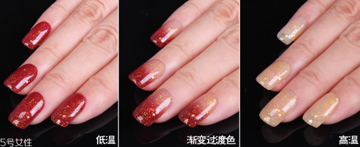 溫變美甲圖片 2018溫變顯白美甲新款式 溫變美甲圖片 2018溫變顯白美甲新款式