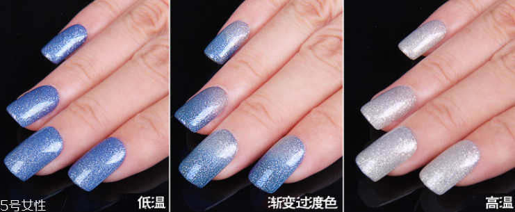 溫變美甲圖片 2018溫變顯白美甲新款式 溫變美甲圖片 2018溫變顯白美甲新款式