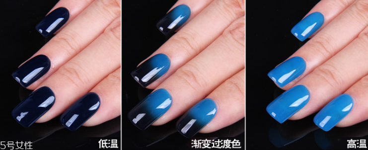 溫變美甲圖片 2018溫變顯白美甲新款式 溫變美甲圖片 2018溫變顯白美甲新款式