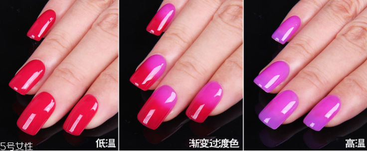 溫變美甲圖片 2018溫變顯白美甲新款式 溫變美甲圖片 2018溫變顯白美甲新款式