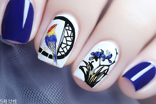 古風(fēng)手繪美甲圖片 中國(guó)風(fēng)手繪圖案美甲2018最新 古風(fēng)手繪美甲圖片 中國(guó)風(fēng)手繪圖案美甲2018最新