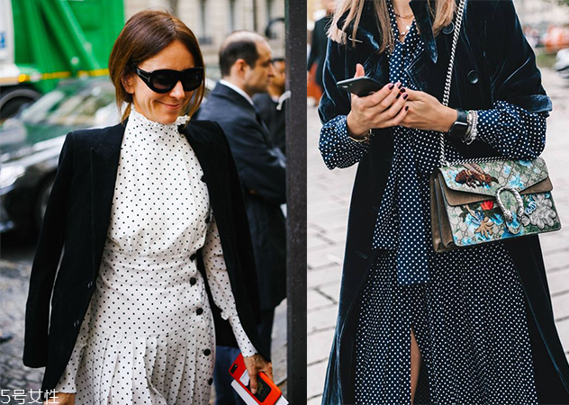 圓點衣服顯胖嗎 圓點服裝搭配圖片 圓點衣服顯胖嗎 圓點服裝搭配圖片