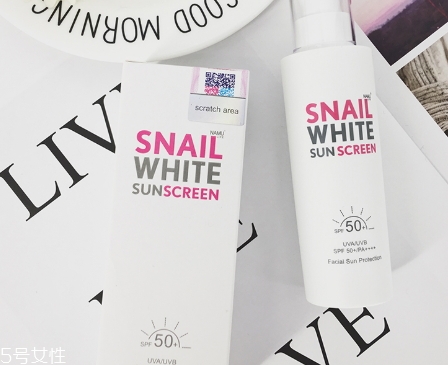 snailwhite防曬霜怎么樣？snailwhite防曬霜使用方法
