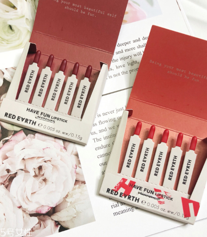 red earth紅地球火柴盒口紅哪個(gè)顏色最好看 red earth紅地球火柴盒口紅哪個(gè)顏色最好看