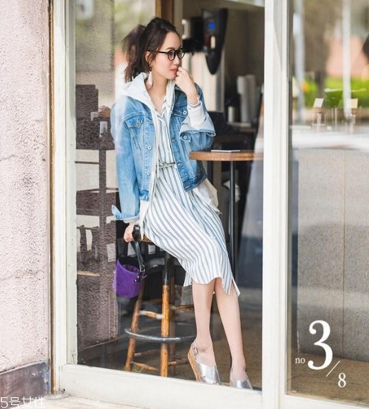 條紋襯衫裙圖片欣賞 條紋襯衫裙怎么搭配 條紋襯衫裙圖片欣賞 條紋襯衫裙怎么搭配