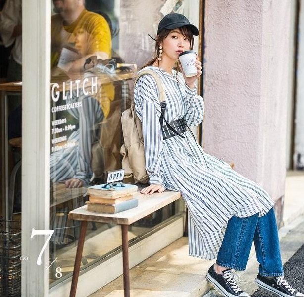 條紋襯衫裙圖片欣賞 條紋襯衫裙怎么搭配 條紋襯衫裙圖片欣賞 條紋襯衫裙怎么搭配