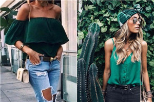 女生穿綠色衣服好看嗎 女生穿綠色衣服好看嗎