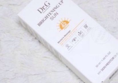 DR G防曬霜怎么樣？dr g防曬霜油不油