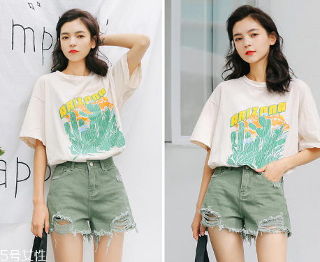夏天穿什么t恤好看？夏季t恤穿搭圖片