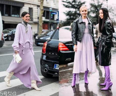 夏天穿紫色好看嗎？夏季紫色穿搭圖片